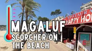 MAGALUF BEACH BURNING, Mallorca August 2024