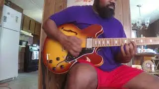Epiphone ES335 Pro Vox AC10 jam