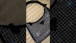 Unboxing my Prada Crystal bag💋✨bling bling #rich#luxury#shorts#unboxing xing