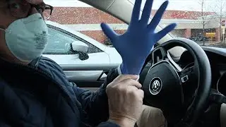 Wear those gloves and put on that mask. A Covid trip to the grocery. Not that many wearing masks:(