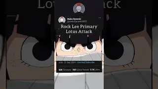 Rock Lee Primary Lotus 🔥🔥|| [Editz/AMV] #naruto #otaku #anime #sasuke #otakuedit #narutofans