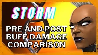 That Is Quite A Lot Of Prowess! Storm's Pre And Post Buff Damage Comparison With And Without Synergy