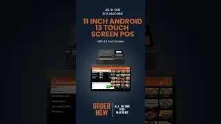 SHREYANS 11inch Android 13 Touch Screen Pos Terminal Retail Shop Mini Desktop All in One Pos Machine