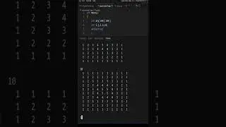 BEE 1435 - Square Matrix I ... problem solution in Beecrowd #error_code_99