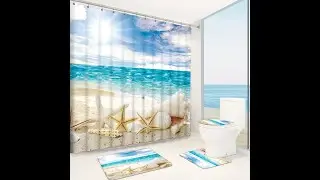 👍👍The Best Bathroom Shower Curtain Sets for Bathroom Decor in the summer😜