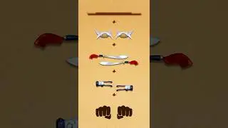 BOSS HERMIT : BODYGUARDS WEAPONS BATTLE 💀🗿 #shadowfight2 #shorts #edit