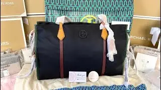 Tory Burch Perry Nylon Tote Bag in Black by @springflingmnlph