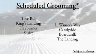 Latest Local Forecast and Trail Conditions April 20th 2022