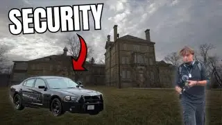 EXPLORING ABANDONED PSYCHIATRIC HOSPITAL (security car)