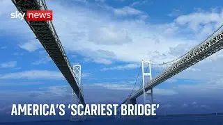 Sky News visits America's 'scariest bridge' as Biden views collapsed Baltimore bridge