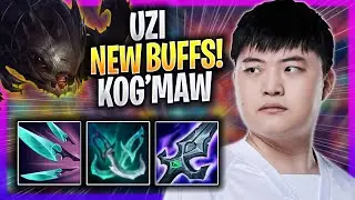 UZI TRIES KOG'MAW WITH NEW BUFFS! - Uzi Plays Kog'maw ADC vs Zeri! | Season 2023