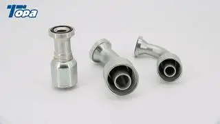one piece hydraulic rubber fitting flange fititngs
