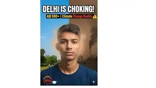 Delhi Ki Hawa Khatarnak! AQI 500+ Reality&rdquo; 💨🚭