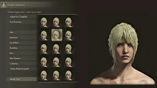 ELDEN RING - Full Female Character Customization ALL OPTIONS (Elden Ring PS5 2022) 4K Ultra HD