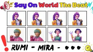 Say The Word On Beat Challenge 2026 | Rumi Mira Baby Saja | Pikotaro | #2016vibes