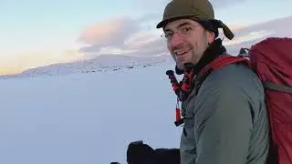 Nordic ice skating Scotland - Loch B&agrave; - Rannoch Moor (17/01/2024) - Peaceful Sunset