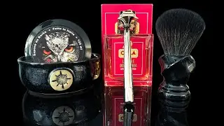 💈 Бритьё. А ведь - КРУТАЯ 🔥 Yaqi Straight Bar SB90, Twist Brush, Cella After Shave, Captain's Choice