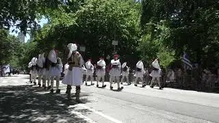 Greek Independence Day Parade~NYC~2022~Evzones March Up 5th Avenue~NYCParadelife