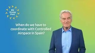 When do we have to coordinate with Controlled Airspace in Spain?
