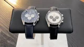 Duo Omega Speedmaster Gemini IV 40th 35658000 VS Apollo 11 35th 35693100 - Kronos 360