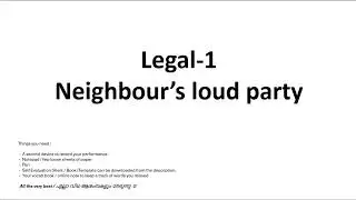 NAATI CCL Malayalam Practice Dialogue with Note Taking : Legal 1 (Neighbour's Loud Party)