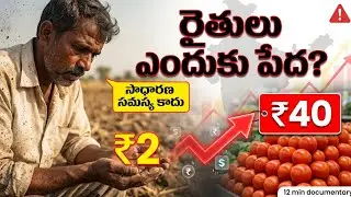 Why Indian Farmers Stay Poor | Real Farming Economics Explained (Telugu Documentary)