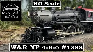 HO Scale W&R Northern Pacific 4-6-0 #1388