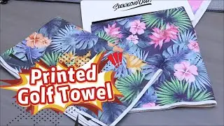 Provide your pretty design, we will make high-quality waffle golf towels for you.💯