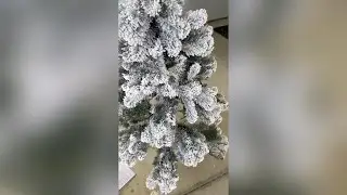 🎄 Stunning Snow-Flocked 4ft Christmas Tree | Easy Setup & Full Branches!
