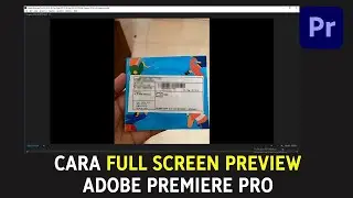 Cara Full Screen Preview Video di Adobe Premiere Pro