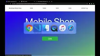 Bootstrap: Mobile Shop Project-  Editing the navbar