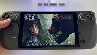 Shadow of the Tomb Raider - Steam Deck handheld gameplay