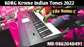 KORG KROME Indian Tones 2022 File name C | 127 | Krome ex | Orchestal tones for Korg Krome |Pcg file