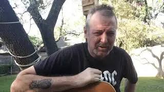 Scott H. Biram performs his original BROKE ASS from his back porch in Austin TX!