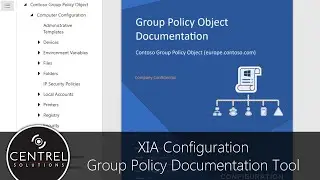 Group Policy Documentation Tool - XIA Configuration Server v17.1.16 #xiaconfiguration