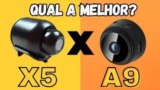 COMPARA&Ccedil;&Atilde;O 🚨 Entre a mini c&acirc;mera espi&atilde; A9 e x5