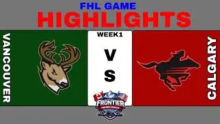 Vancouver Bucks @ Calgary Mustangs (Week 1)