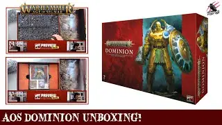 AGE OF SIGMAR DOMINION UNBOXING! Box Contents - Exclusive Core Book - Stormcast Eternals & Kruleboyz