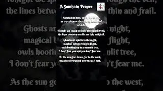 Samhain Prayer!