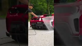Drip Snow Foam on Ferrari 488 Pista Spider