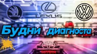 Lexus rx350 затопило электрику/ Vw polo Эбу нет связи/ Skoda a5 горит airbag