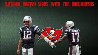 Antonio Brown Signs With The Buccaneers