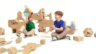 Yohocube - cardboard construction set. DIY creative toy.