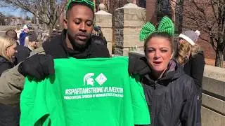 Cedar Village St. Patrick's Day petting zoo