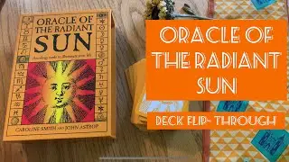 Oracle of the Radiant Sun Flip Through ~ Astrology Cards to Enlighten your Life!