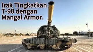 Tank T-90 Irak Kini Dilengkapi Pelindung Drone ala Rusia