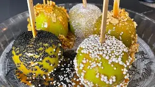 My First Time Making Halloween Caramel Apples 🎃