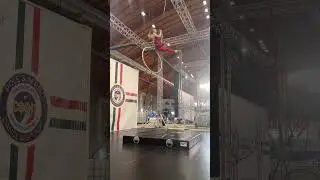 Haley Armstrong al Campionato nazionale CSEN Ancona 28 Maggio 2023 cerchio aereo