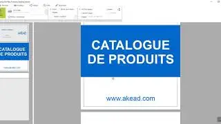 Le&ccedil;on 20   G&eacute;n&eacute;ration d'un catalogue produit AKEAD
