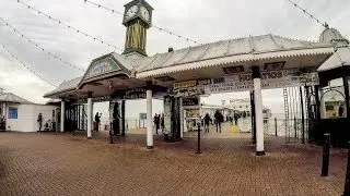 Walking Along the Palace Pier, Brighton, England